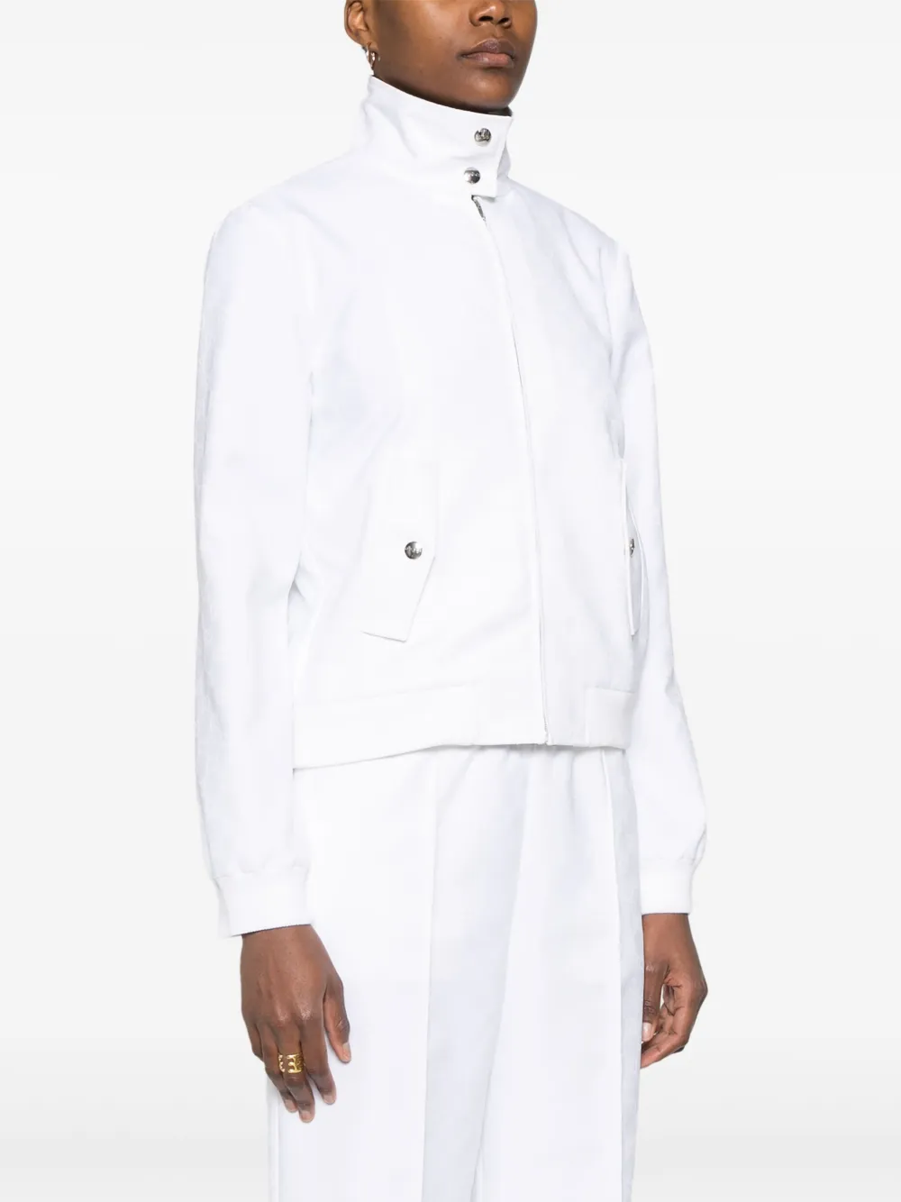 Gucci Jack met GG-jacquard Wit