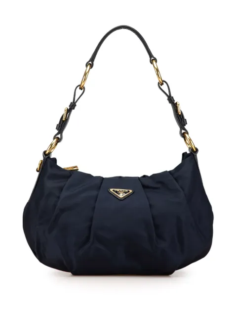 Prada Pre-Owned 2013-2024 Tessuto Pleated shoulder bag