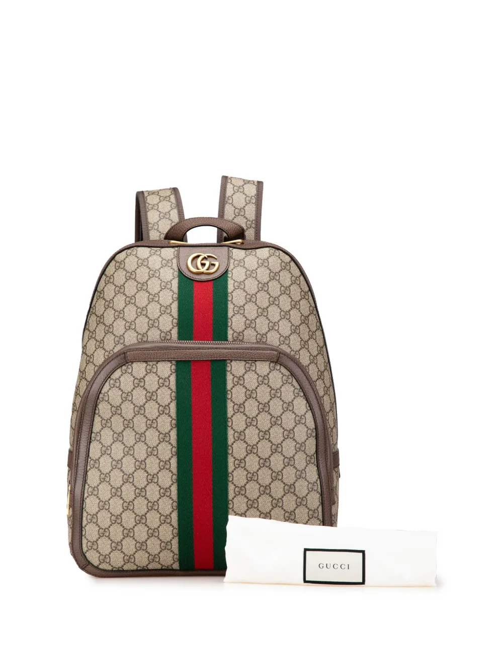 Gucci Pre-Owned Zaino Ophidia medio in tessuto GG Supreme 2016-2024 | Image 7