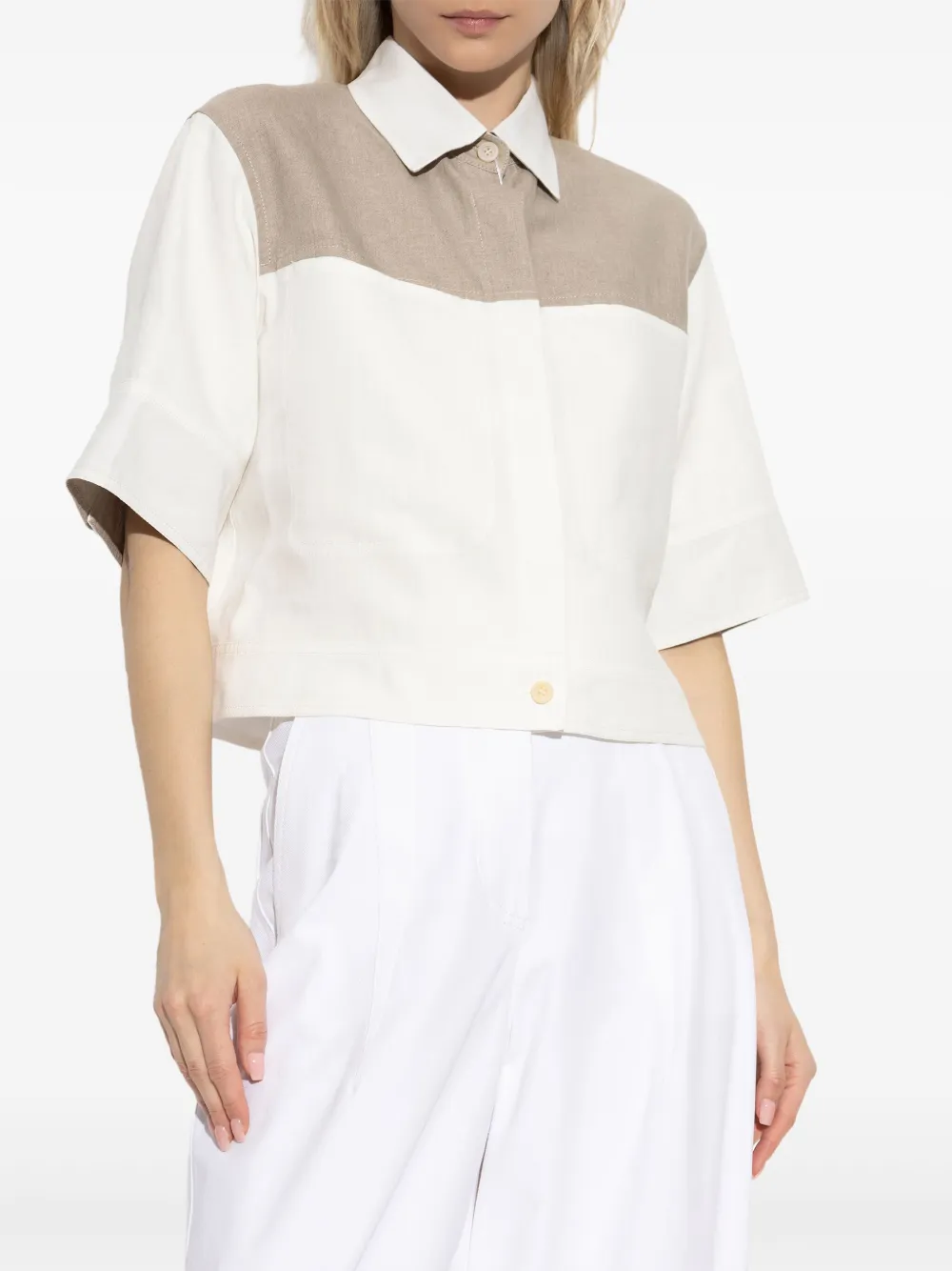 Max Mara Radioso blouse Wit