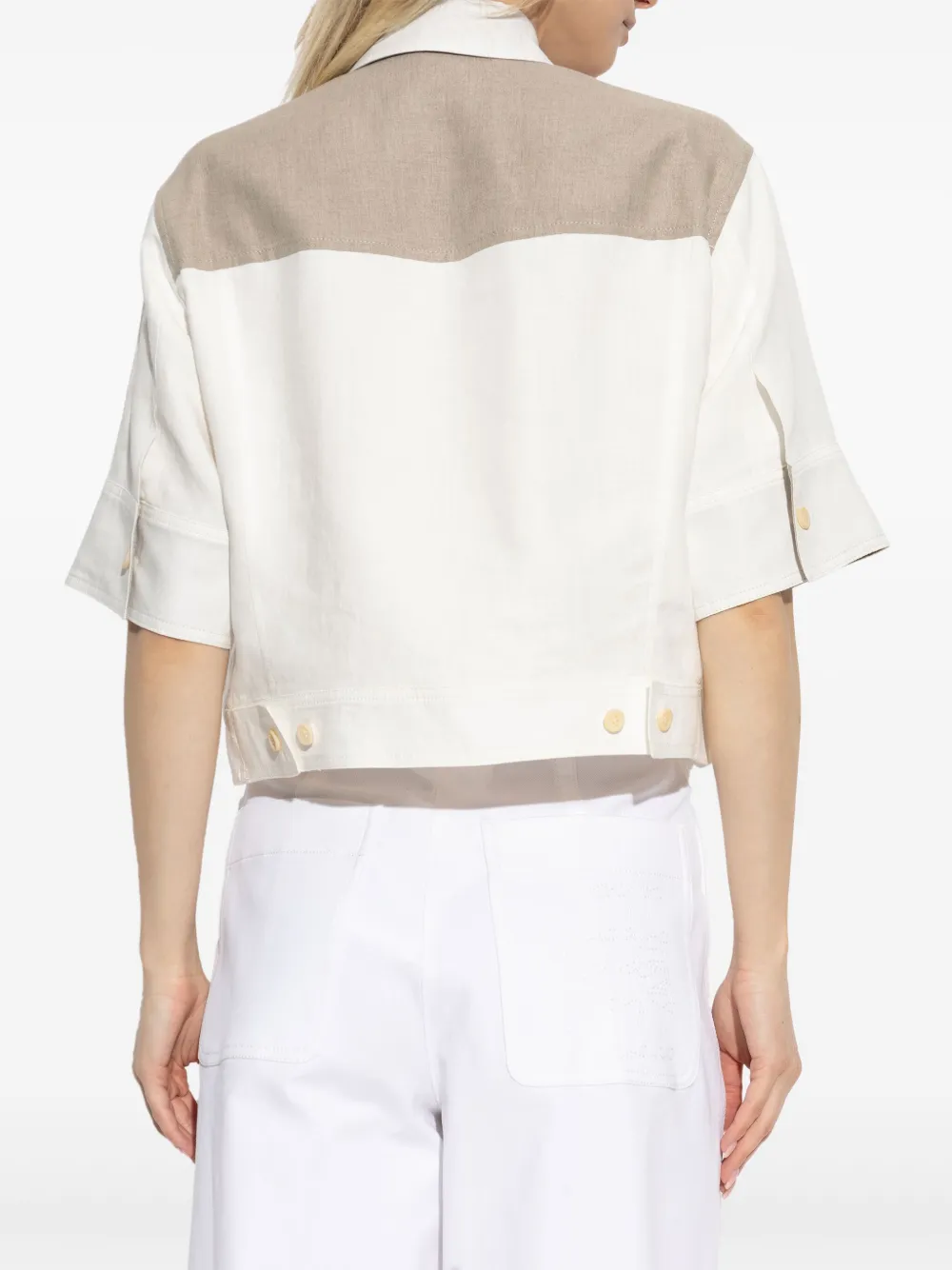 Max Mara Radioso blouse Wit