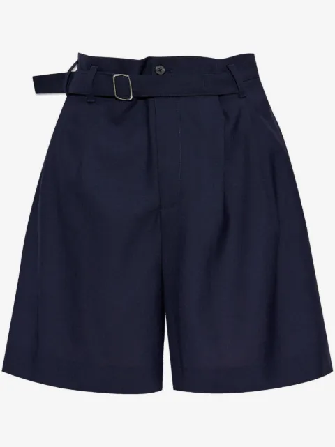 Jacquemus bermudas con pinzas y cinturón