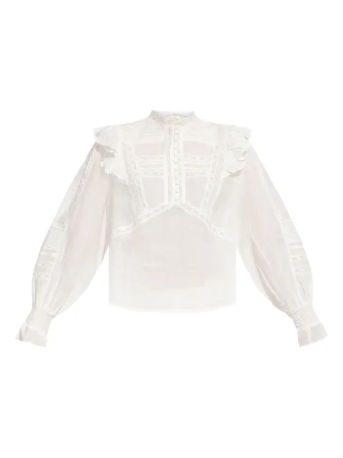 AllSaints blouse Heather - Blanc - AllSaints - Modalova