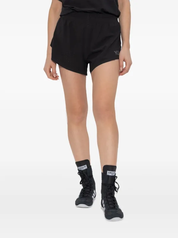 Y-3 ランニング ショートパンツ | ブラック | FARFETCH JP