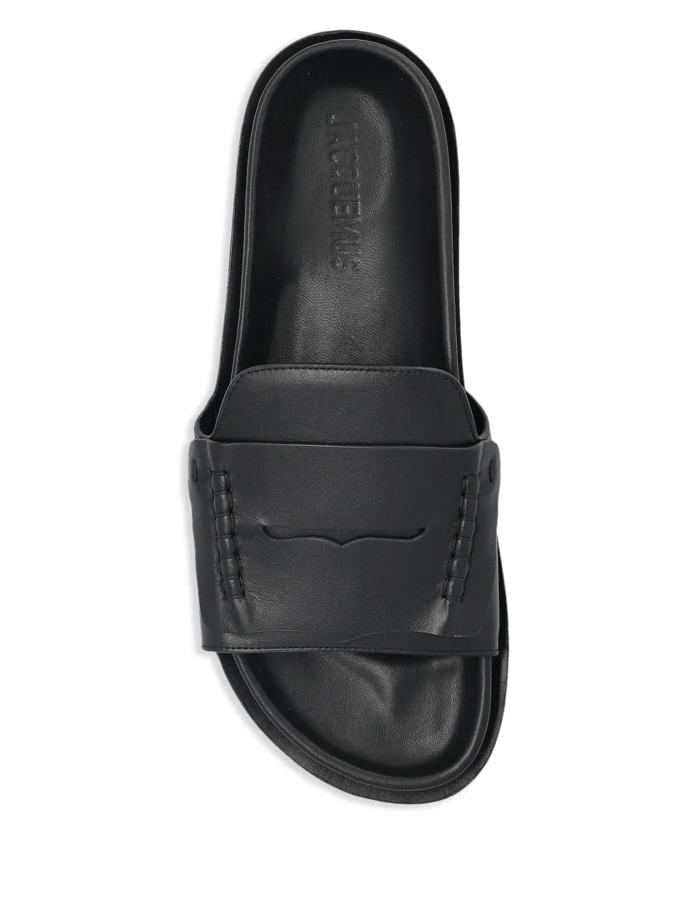 Jacquemus The Mocassin slides Black