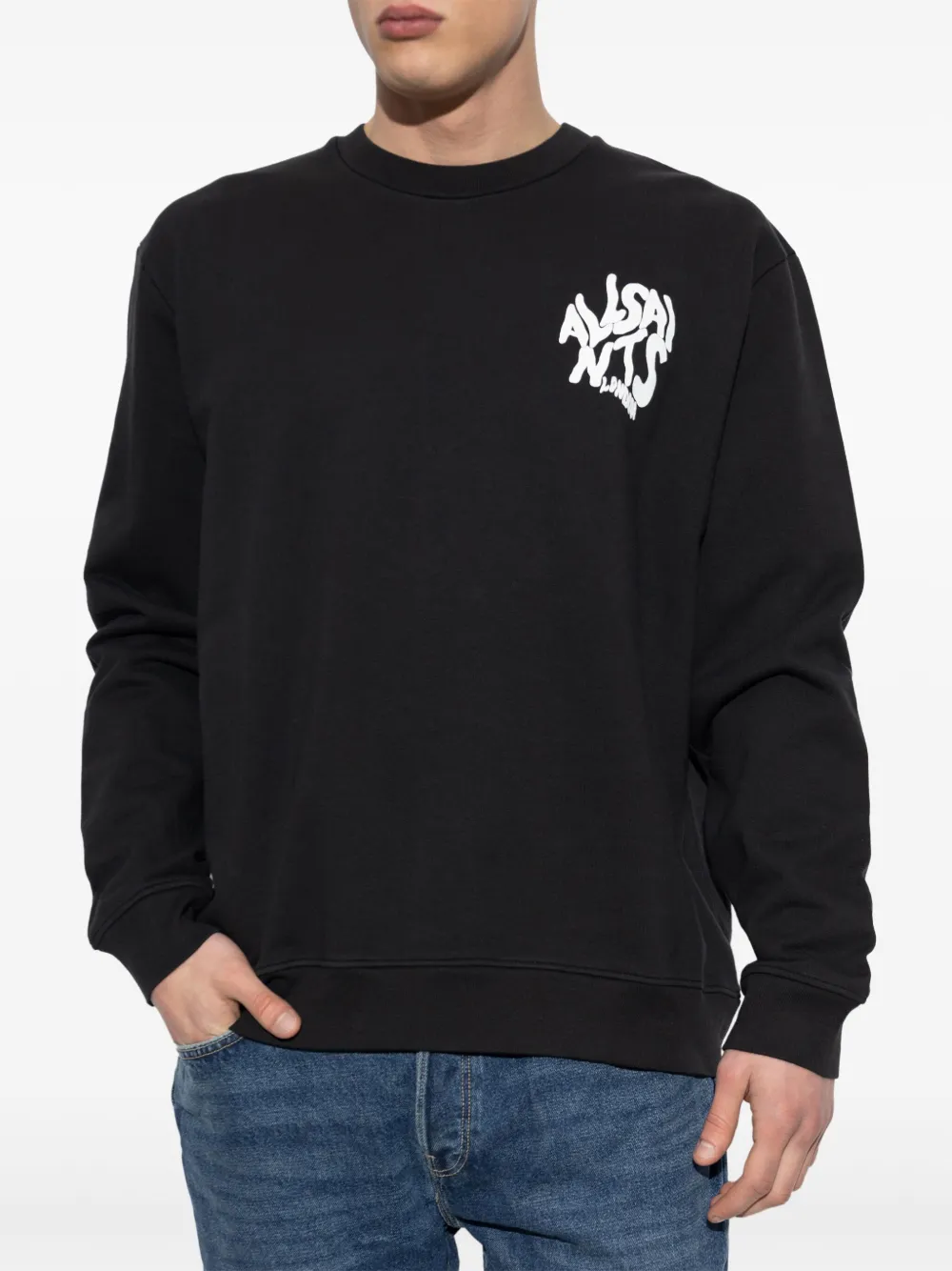 AllSaints Orlando sweater Zwart