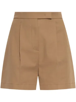 Max Mara★ABISSO ウールキャンバス ショートパンツ Max Mara(マックスマーラ) ショートパンツ(レディース) - 海外
