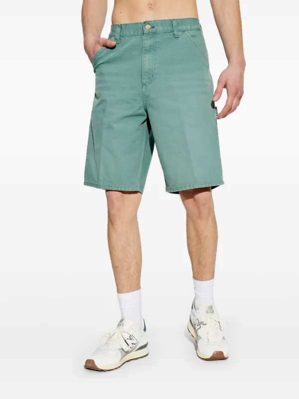 Carhartt WIP Bermuda Jeans Verde FARFETCH BR