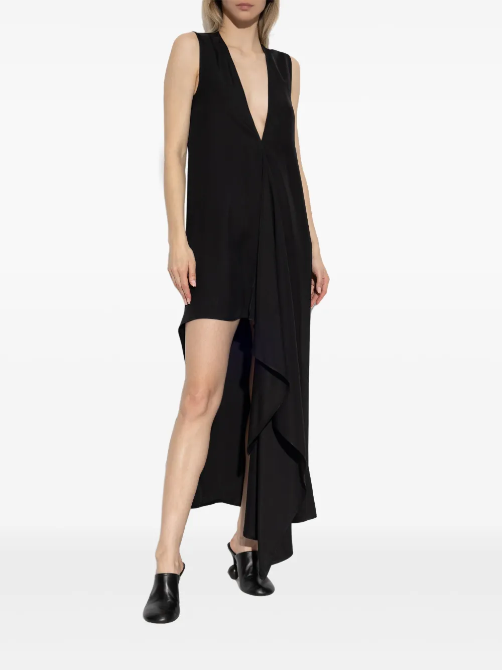 Sportmax Acline maxi-jurk Zwart