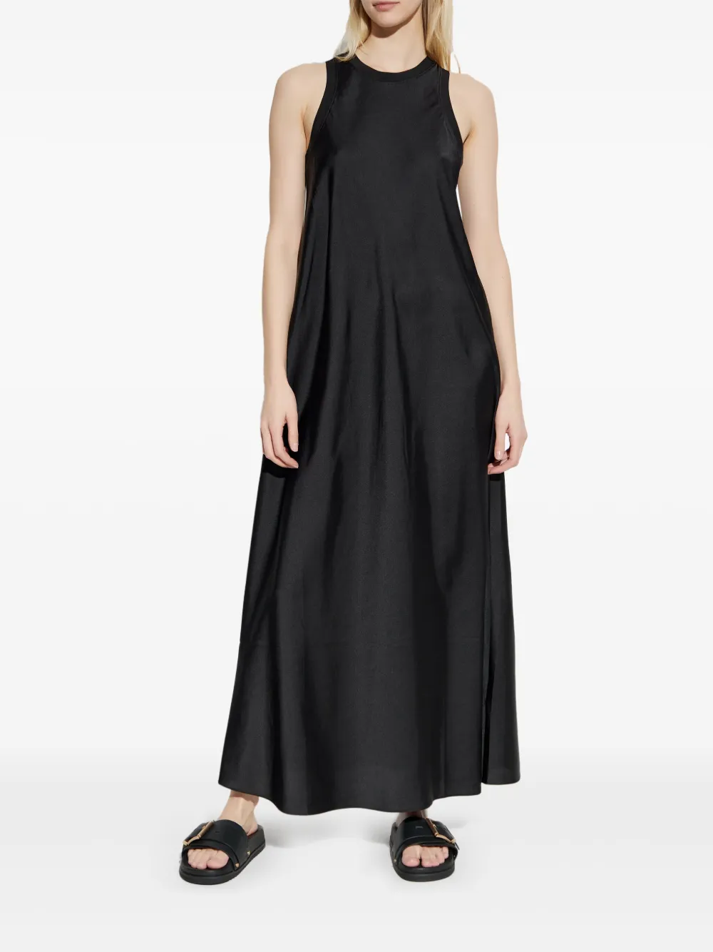 AllSaints Aida maxi-jurk Zwart