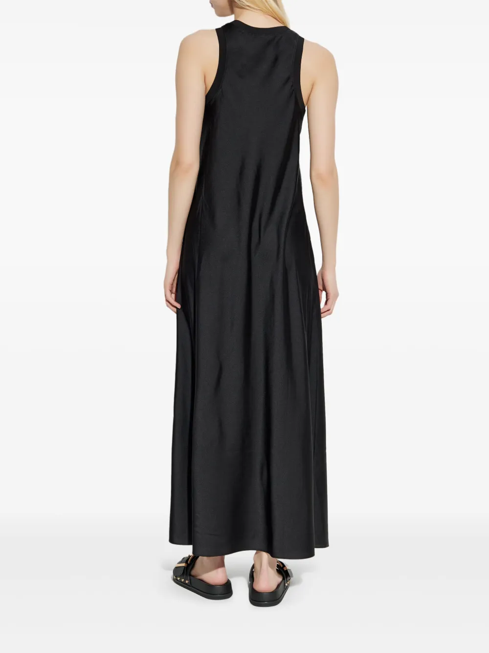 AllSaints Aida maxi-jurk Zwart