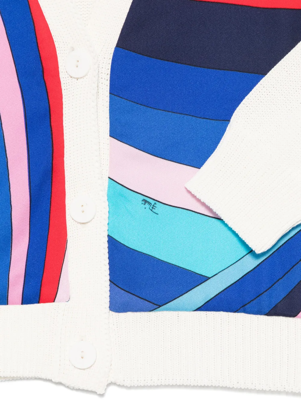 PUCCI JUNIOR IRIDE-PRINT CARDIGAN