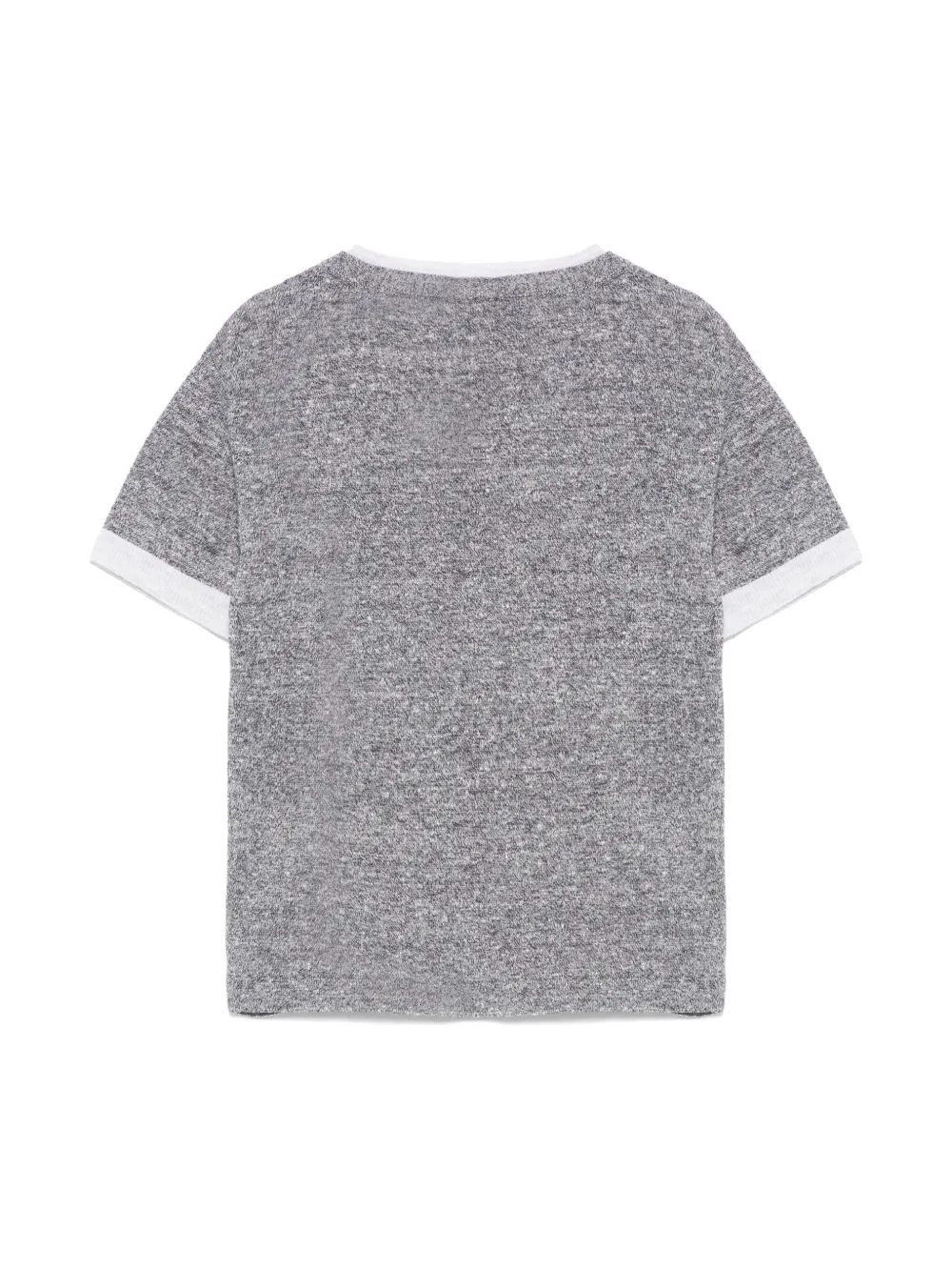 Fay Kids T-shirt met geborduurd logo Grijs