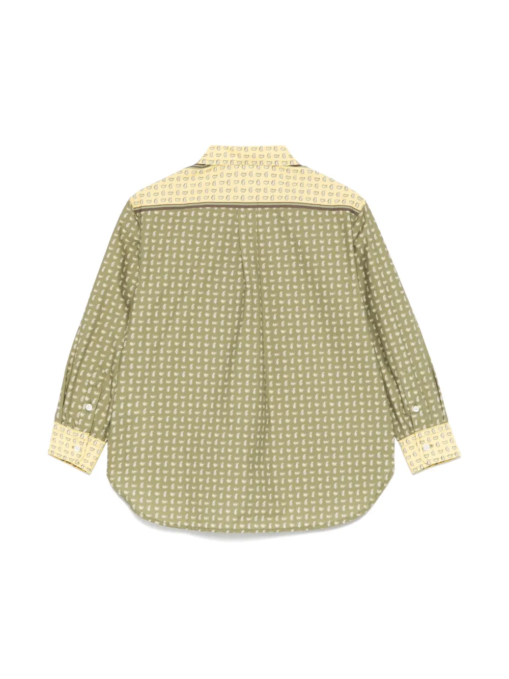 ETRO KIDS Shirt met paisley-print Groen