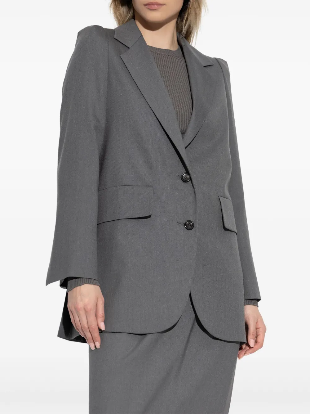 Max Mara Ebridi blazer Grijs