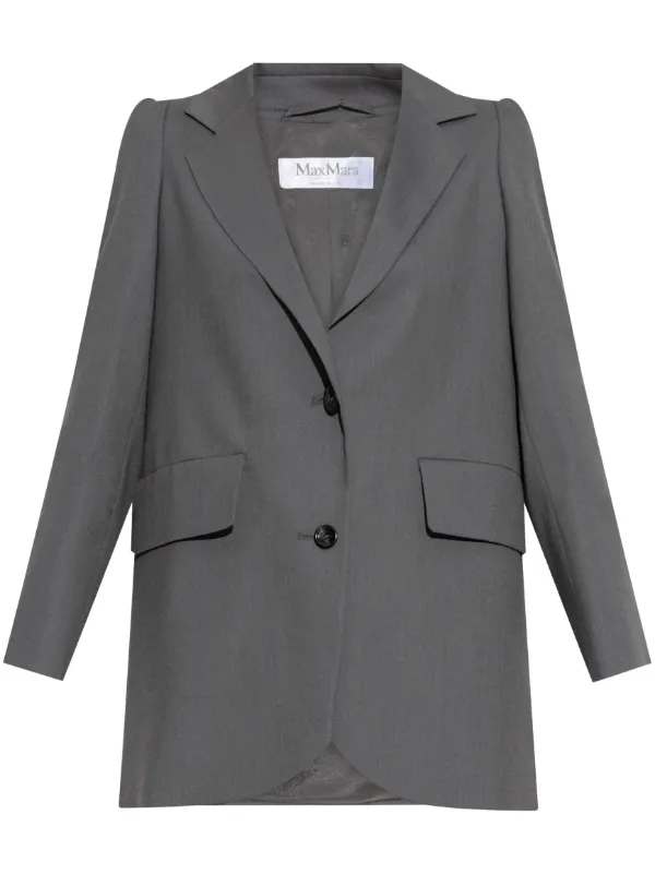 Precious掲載マックスマーラ EBRIDI ジャケットスーツグレー Max Mara Ebridi ジャケット | グレー | FARFETCH JP