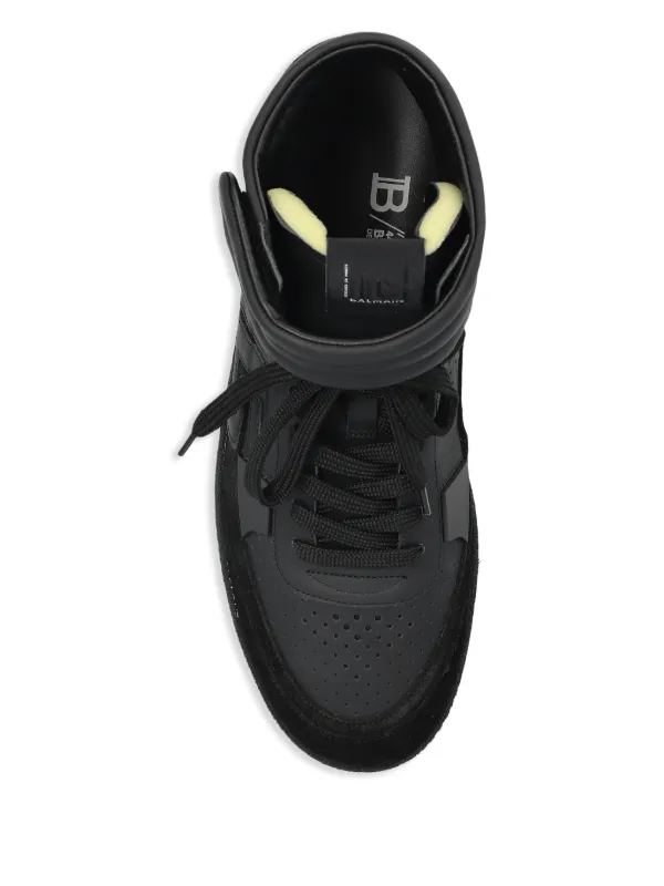 Balmain Swan Sneakers | Black | FARFETCH