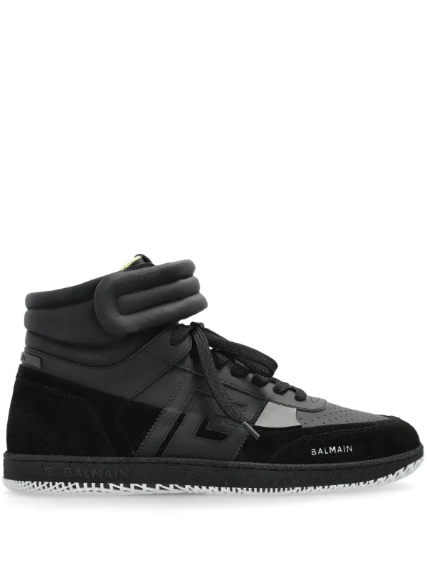 スニーカー BALMAIN 'Balmain Swan' sneakers Balmain Swan silver leather sneakers silver silver - Men