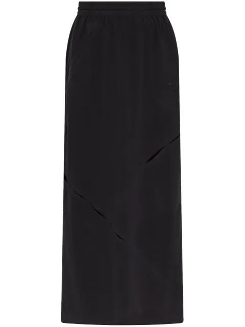 Y-3 falda larga con panel asimétrico