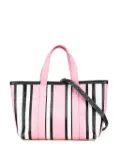 Balenciaga Pre-Owned 2000-2024 Small Lambskin Barbes East West Striped Shopper Tote satchel - Pink