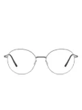 Ic! Berlin round-frame metal glasses - Silver