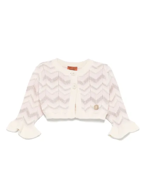 Missoni Kids chevron-knit cardigan