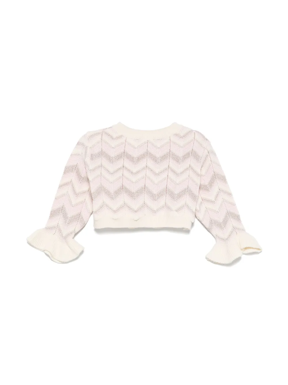 Missoni Kids Vest met chevron streep Beige