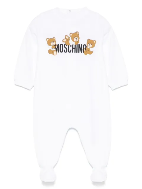 Moschino Kids pijama con logo estampado