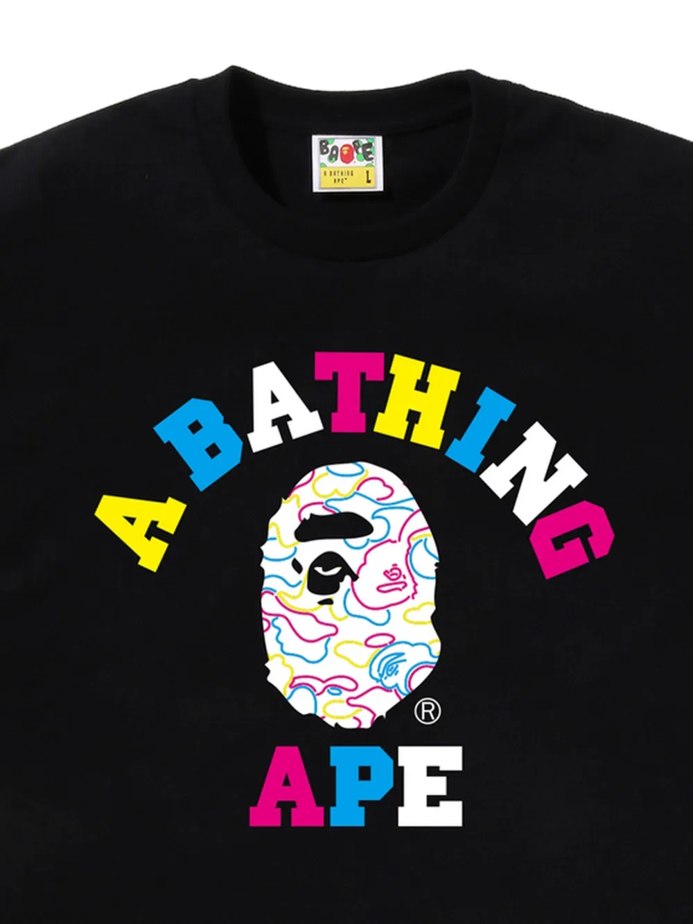 A BATHING APE® playera con logo estampado | Playeras | Image 2