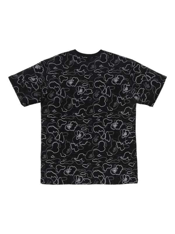 ☆A BATHING APE カモフラージュ ブラックTシャツ S ショップ袋 A BATHING APE® カモフラージュ Tシャツ | ブラック | FARFETCH JP