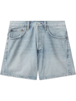 AGOLDE ダメージ デニムショートパンツ | ブルー | FARFETCH JP