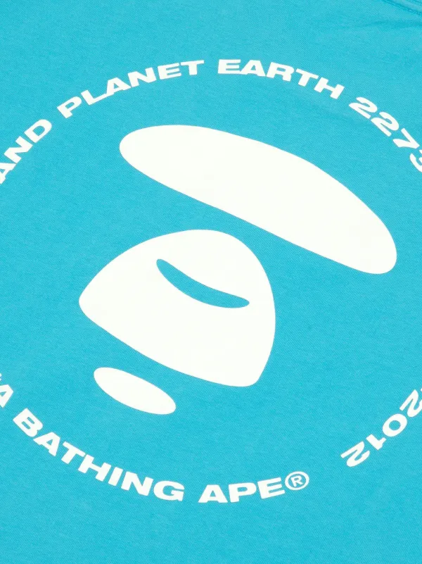 AAPE BY *A BATHING APE® Cotton T-shirt | Blue | FARFETCH