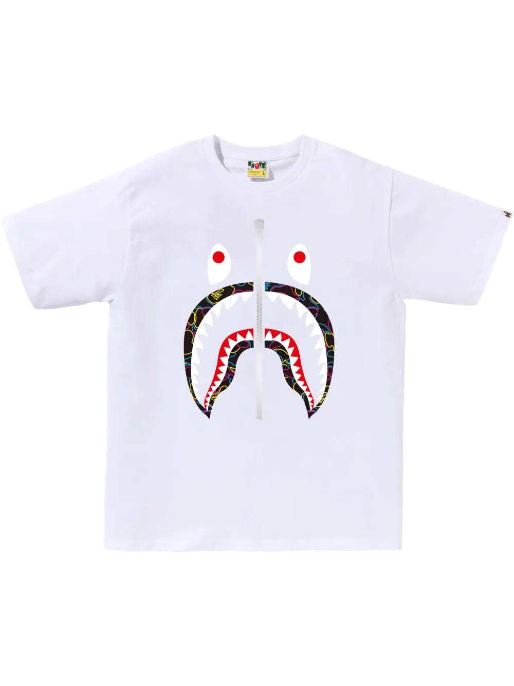 A BATHING APE T-shirt met print Wit