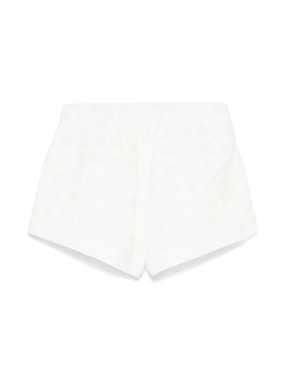 Shop Douuod Embroidered Shorts In White
