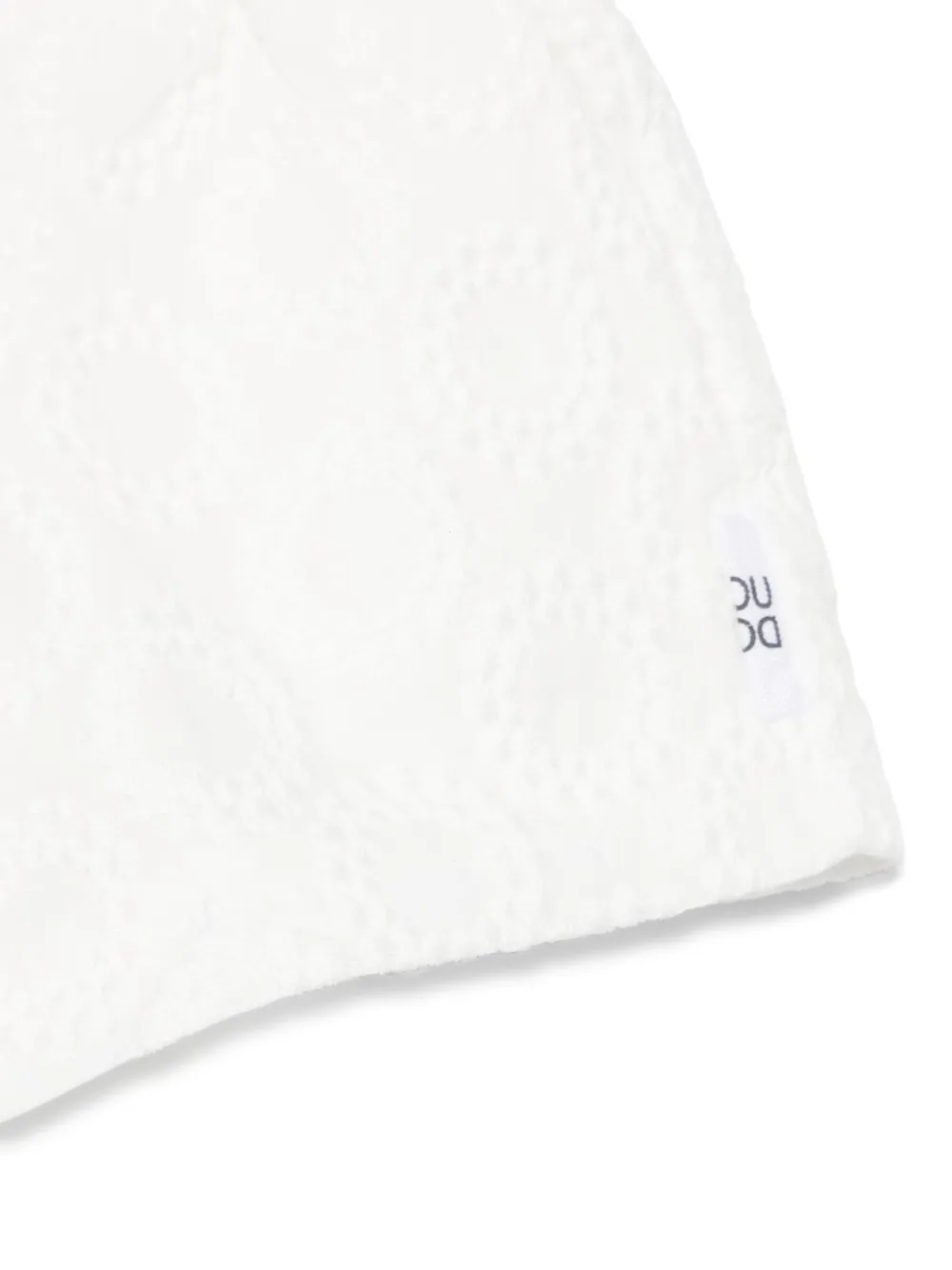 Shop Douuod Embroidered Shorts In White