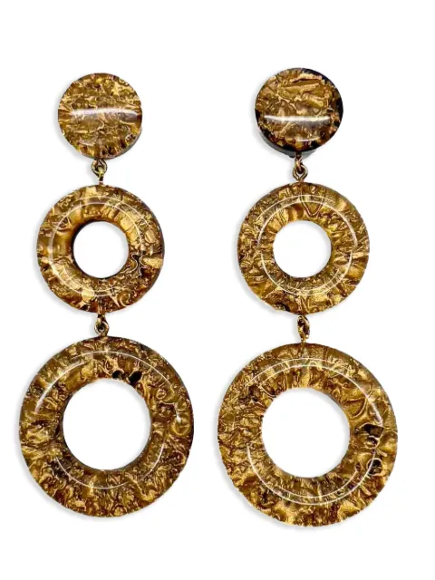 Jennifer Gibson Jewellery aretes de clip Italian Triple