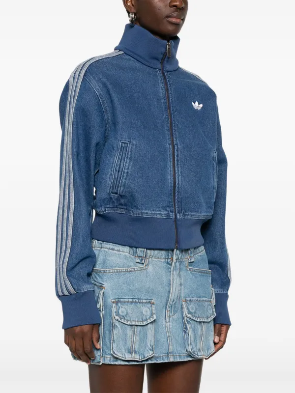 Adidas Denim Bomber Jacket | Blue | FARFETCH