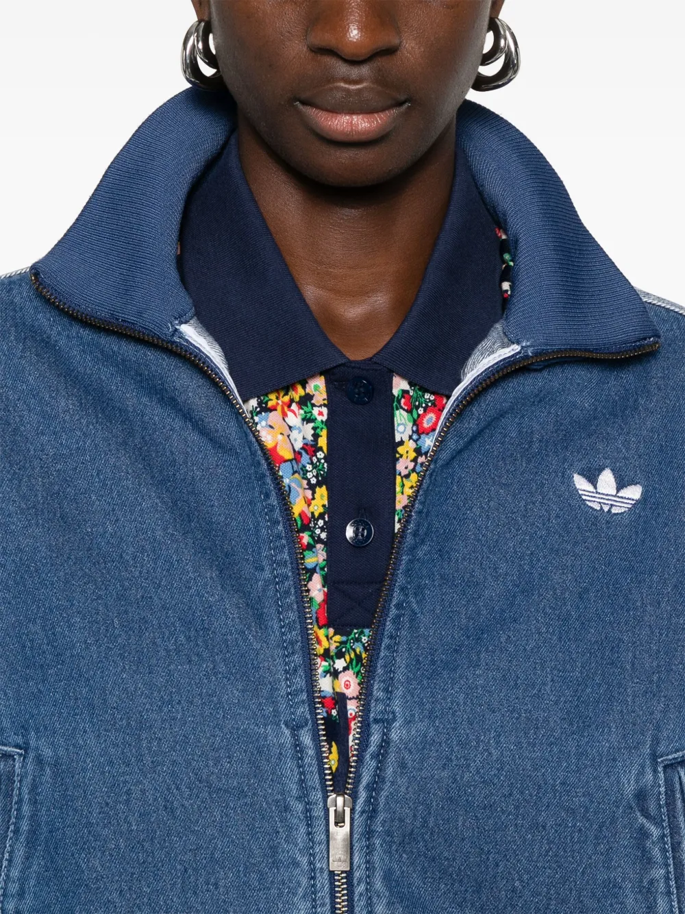 Adidas Denim Bomber Jacket | Blue | FARFETCH