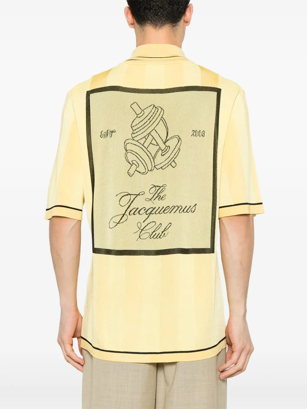 Jacquemus Le Polo Liga T-shirt Geel
