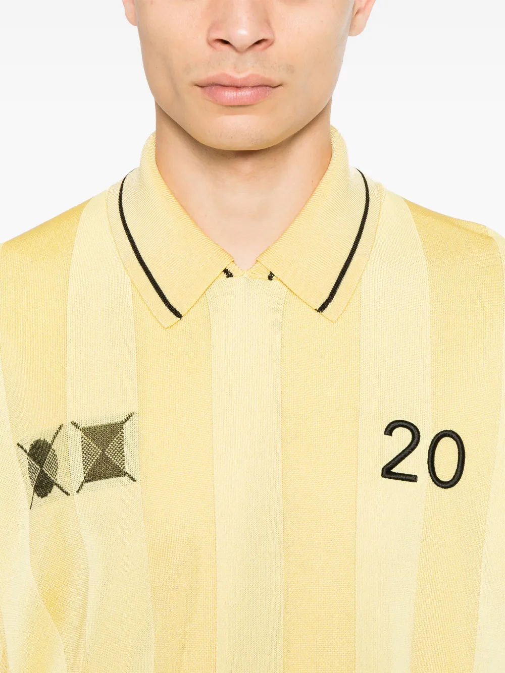 Jacquemus Le Polo Liga T-shirt Geel