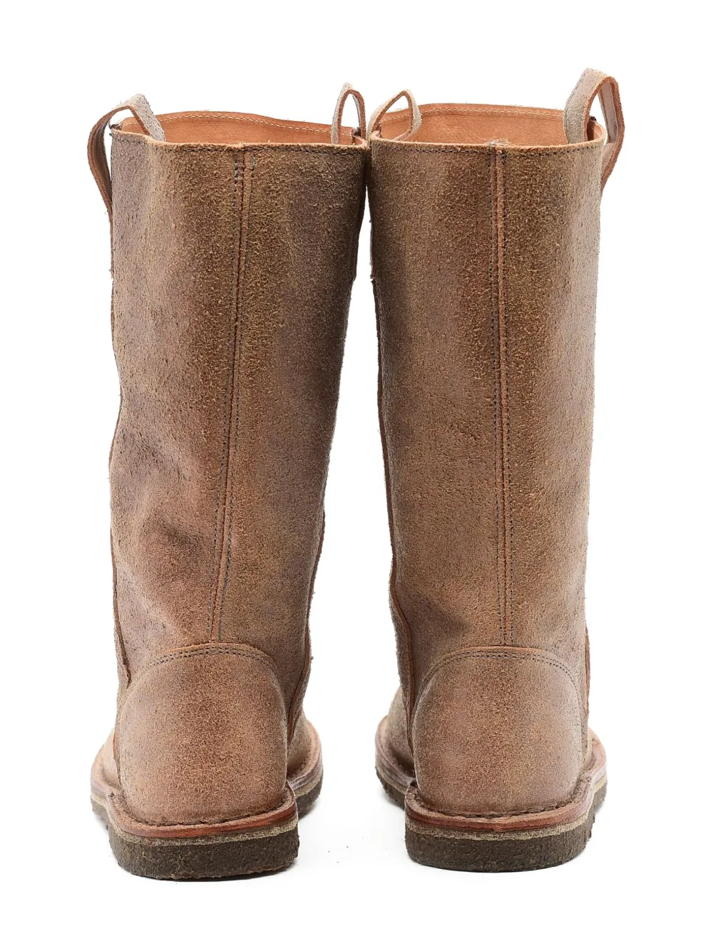 Pèpè suede knee-high boots Brown