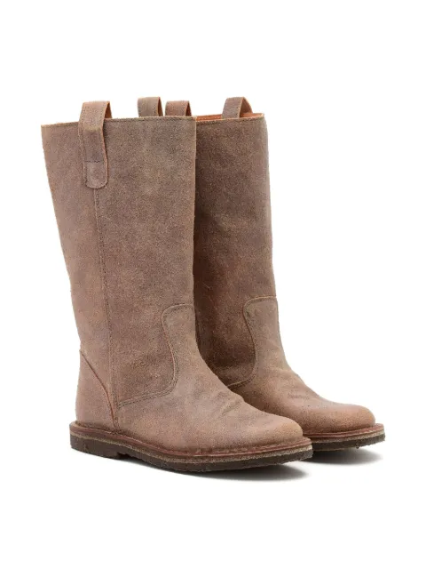 Pèpè suede knee-high boots