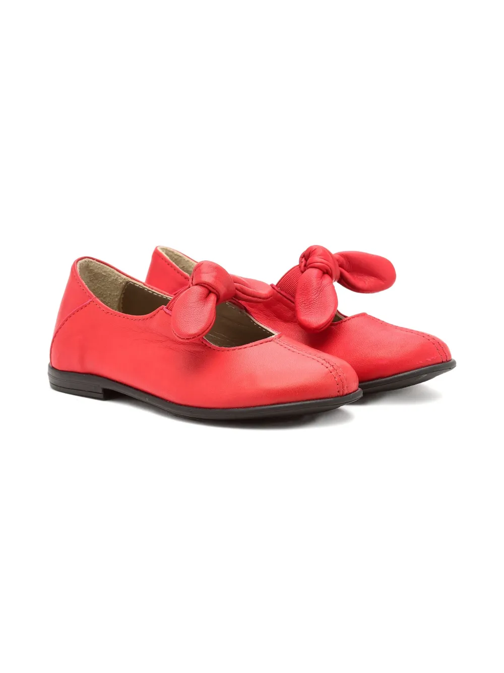 Pèpè knot-detailed ballet flats | Red | Image 1