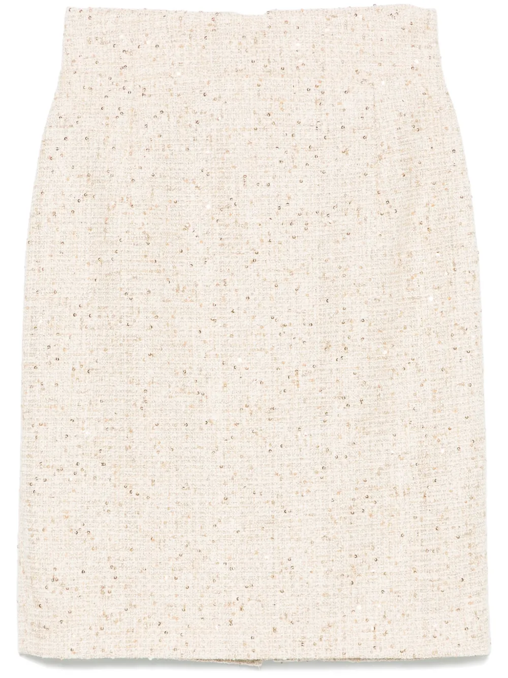 Tagliatore Tweed mini-rok Beige