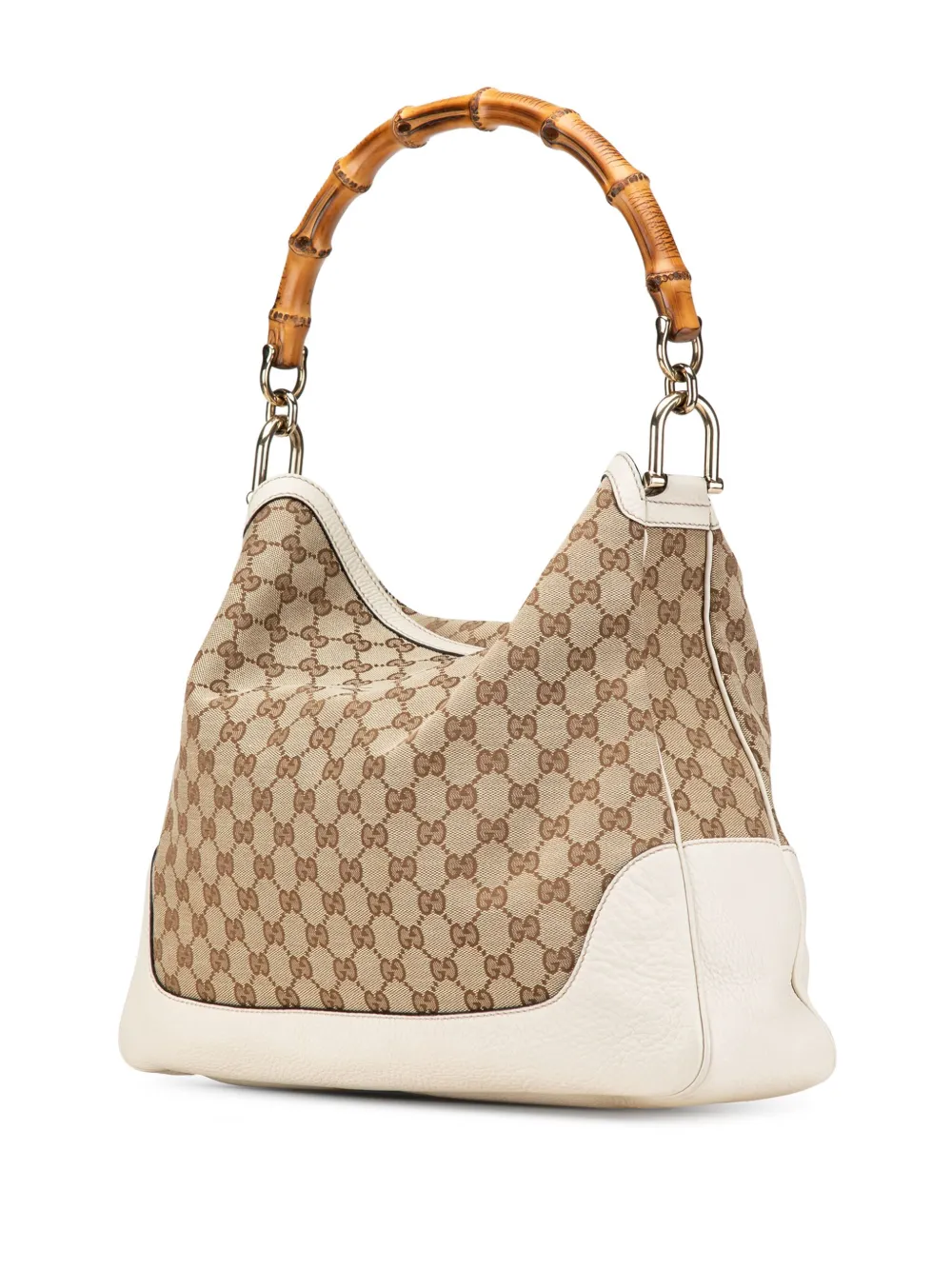 Gucci Pre-Owned 2000-2015 GG Canvas Bamboo Diana boekentas - Bruin
