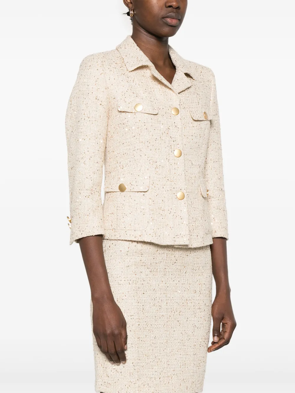 Tagliatore Tweed jack Beige
