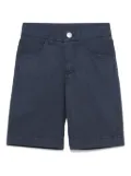 Fay Kids logo-patch shorts - Blue