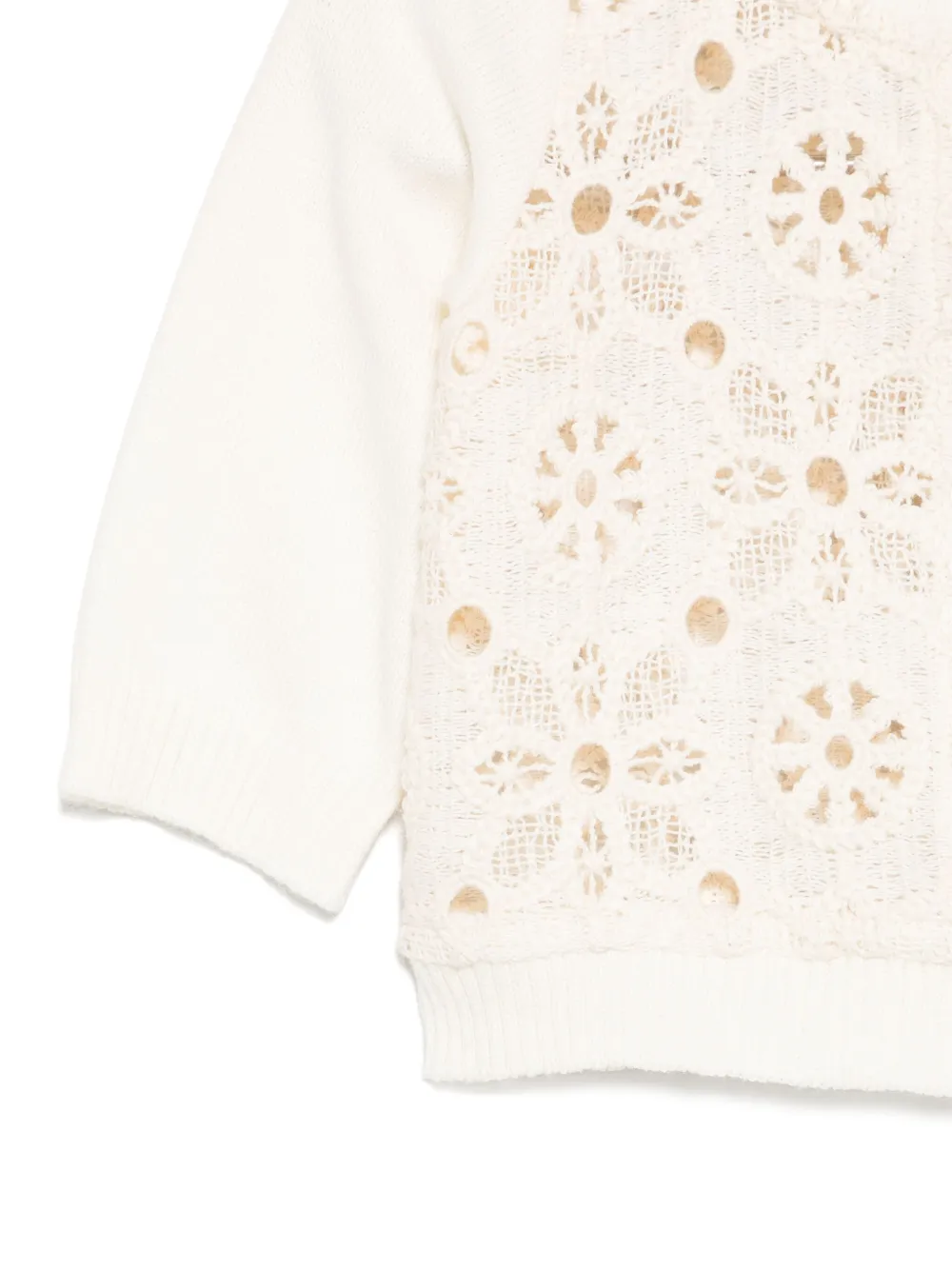 Jesurum Baby Dora Cardigan In Neutrals