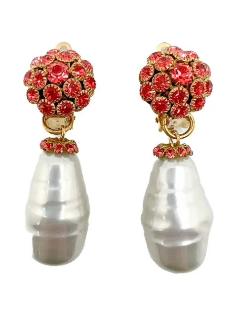 Jennifer Gibson Jewellery crystal-embellished earrings