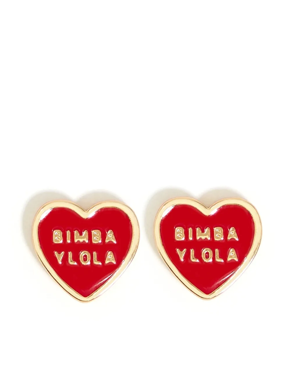 Bimba y Lola ハート ピアス - ゴールドトーン Bimba y Lola ハート ピアス - ゴールドトーン